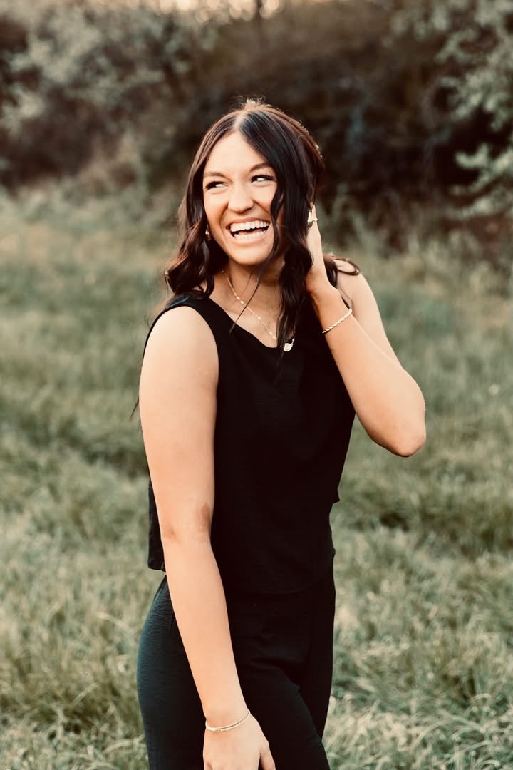 Chaely, Independent Scentsy Consultant, photographed outdoors at golden hour.