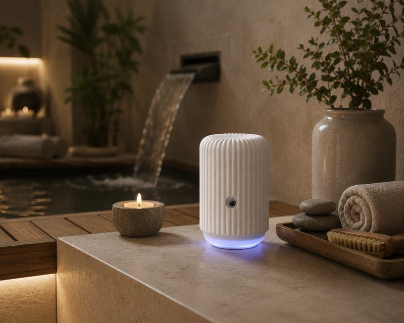 Provence Lavender Scentsy Solo in spa setting